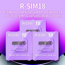 Upgrade RSIM 18 Nano Unlock Card fit iPhone 14 Plus 13 12 Pro Max 11 Pro IOS 16.