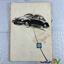 1955 1956 Volkswagen Beetle Sales Dealer Dealership Brochure