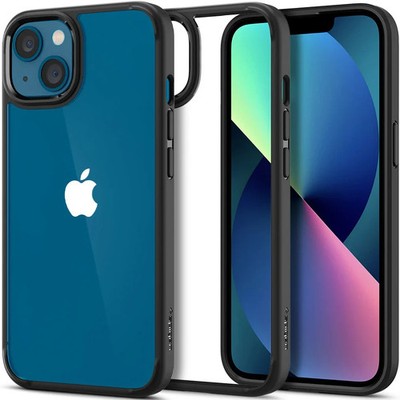 Schutzhülle Spigen Ultra Hybrid für iPhone 13 Schwarz
