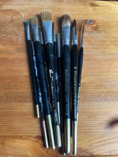 PRO ARTE PROLENE BRUSH Restposten Gold Serie 101 50 103 108 106 Künstlerpinsel