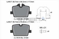 BremsbeläGe BMW I4 (G26) Edrive40 Bj. 11/21 Kw 250 PS 340 - Pagid Racing Street