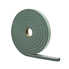 M-D 02279 1/4" x 1/2" x 17' Gray Hi Density Foam Tape w/ Adhesive Closed Cell