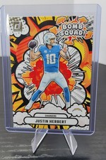 2025 Panini Donruss Bomb Squad Justin Herbert Insert Chargers NFL