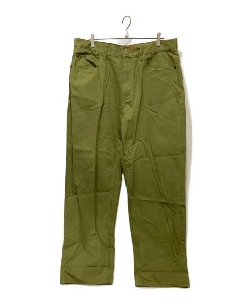 Jean baggy Supreme vert olive homme L coupe ample occasion