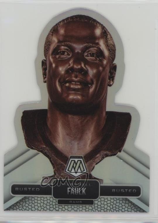 2022 Panini Mosaic Busted Marshall Faulk #B-8 HOF