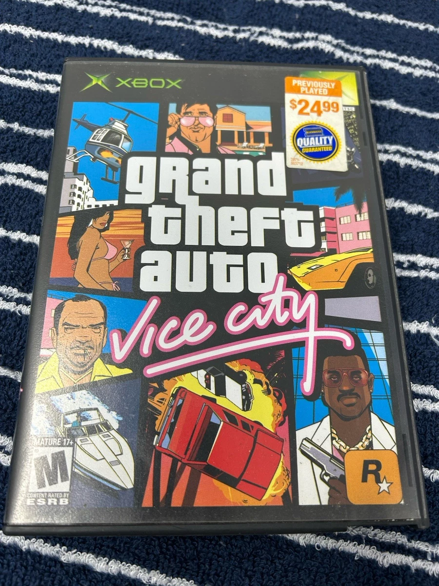 Grand Theft Auto: Vice City Microsoft Xbox Video Games for sale | eBay