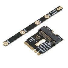 PCI-E 4.0 NGFF 2230 A E-Key Male to M-Key Female NVME Extension Adapter with ...