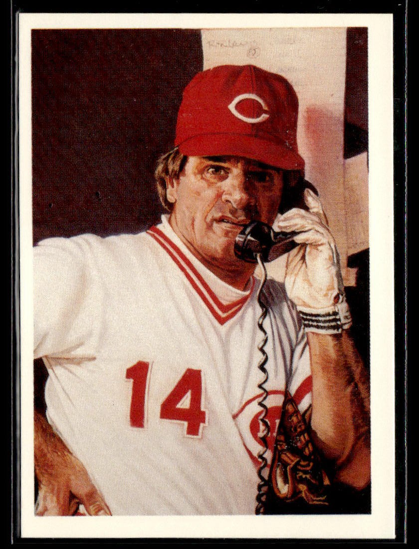 1985 Topps Renata Galasso Pete Rose #30 Pete Rose Reds Baseball Card 1402L