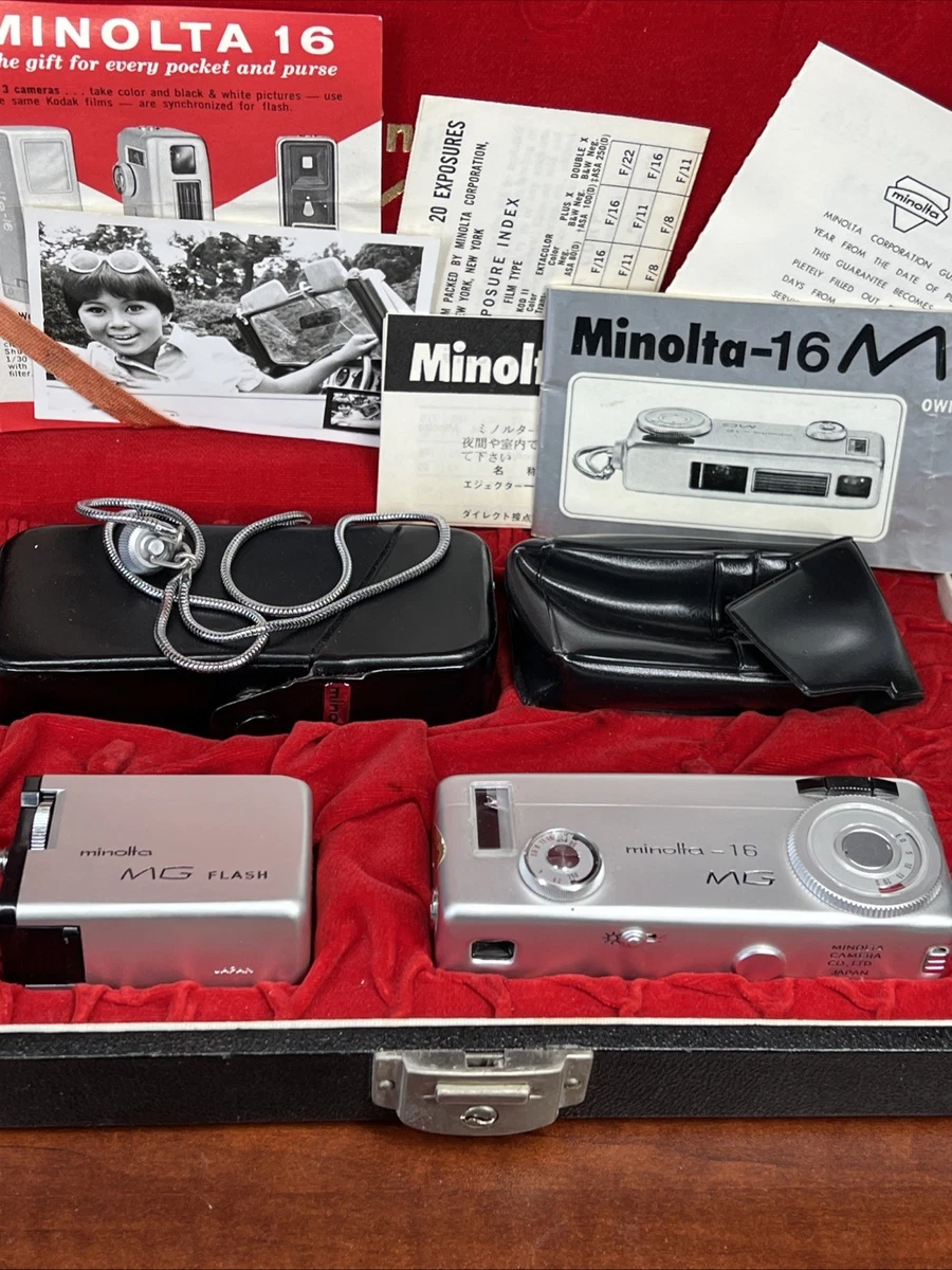 Minolta 16 フィルムカメラ レッド Minolta 16 Film In Vintage Subminiature Cameras for sale | eBay