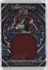 2023 Panini Obsidian Unbreakable Memorabilia /199 Brian Robinson Jr #UM-BRJ 1ea7