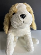 2000 Animal Alley Lying Puppy Dog Geoffrey Stuffed Plush Toys R Us Exclusive 13"