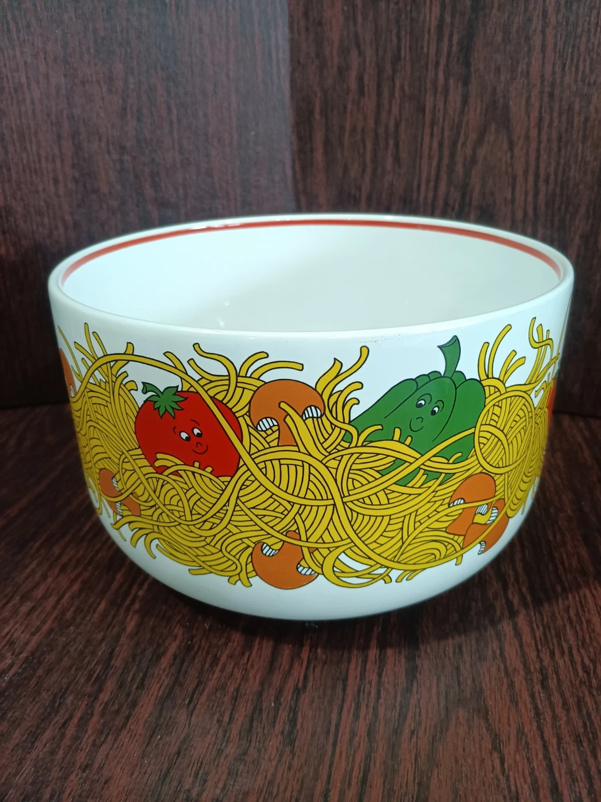 Vintage Waechtersbach Spaghetti Bowl 8 Inch Mixing West Germany