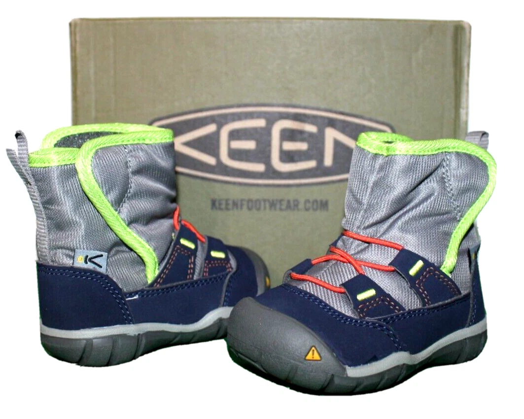 Keen Peek A Boot Dress Blues Macaw Snow Boots 4 US Tots Baby