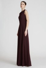 NWT Women’s  Halston Iris Crepe Gown Sz 4 $575