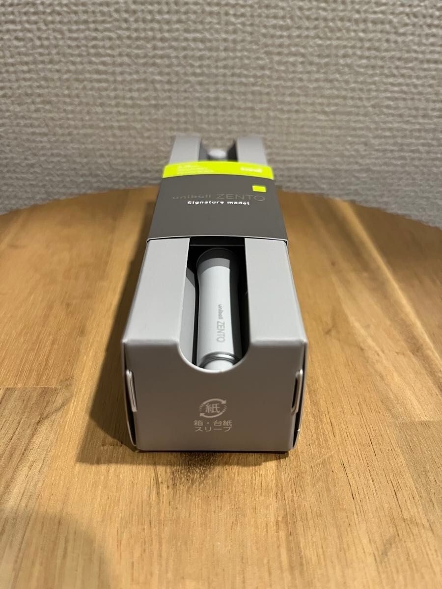 Mitsubishi Pencil uniball ZENTO signature model silver 0.38mm