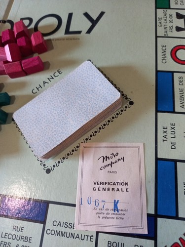Jeu de Monopoly Miro Company Paris Parker Ancien 1961 Famille jeux de société - Imagen 3 de 17