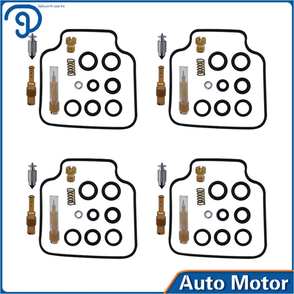 Juego de reconstrucción de 4x kit de reparación de carburador para Honda CB650SC Nighthawk 650 1983-1985 Foto 3 de 4