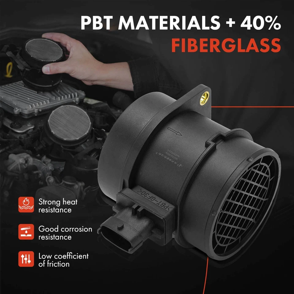 Sensor de flujo de masa de aire A-Premium con carcasa para Chrysler 300 Jeep Grand Cherokee Foto 3 de 4