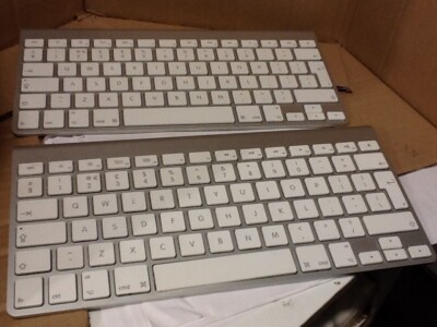 2 x Apple Model A1314 UK QWERTY Original Magic Wireless Keyboard