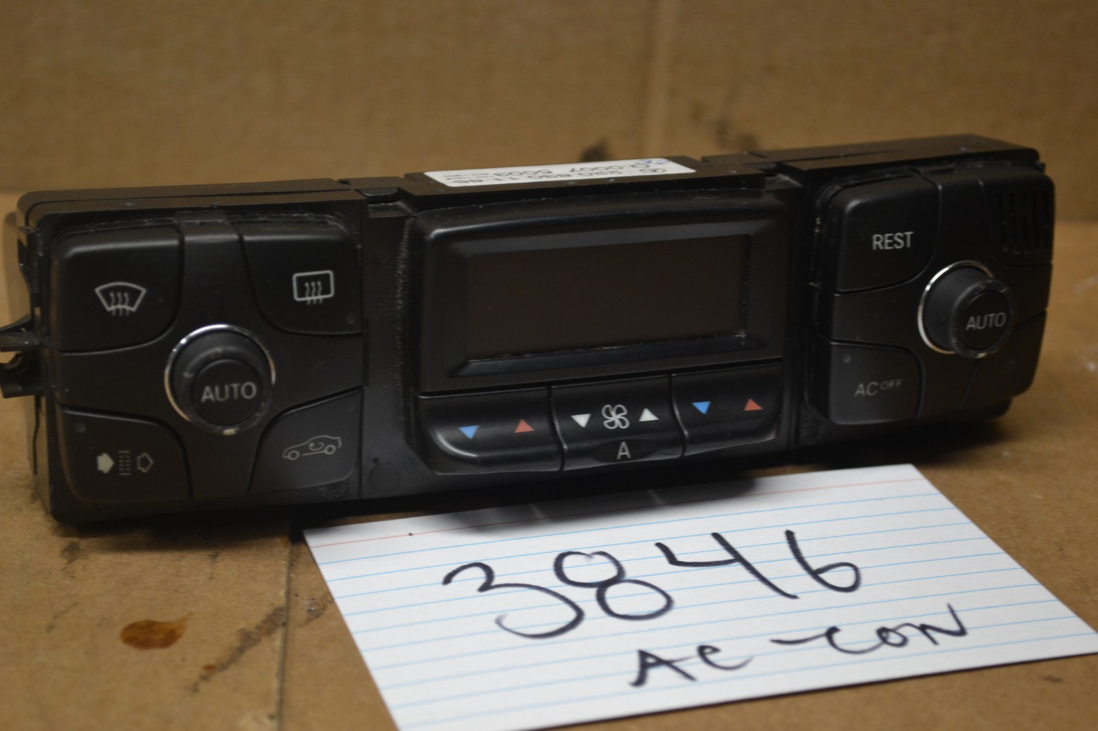 00 01 02 03 04 05 06 Mercedes CL500 AC and Heater Control Used Stock #3846-AC 