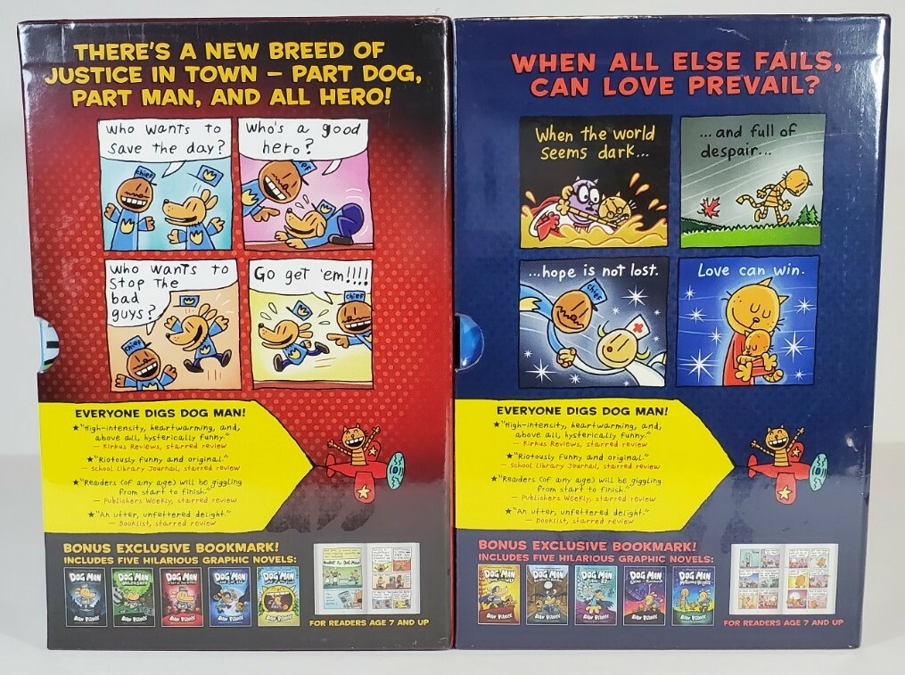 Dog Man The Do Good Collection Part 1 & Part 2 Books Set #1-10 Dav