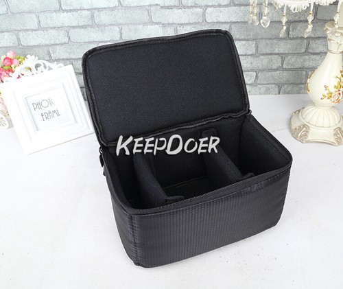 Small Waterproof DSLR Camera Bag Insert Case Partition For Canon Nikon Sony Lens - Picture 11 of 18