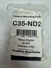 Custom Brackets C35 - ND2 Camera Mounting Plate Nikon Digital D - 100 NEW Sealed