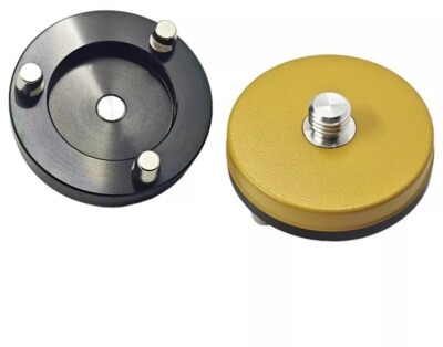 A New GPS THREE-JAW Adapter that is fixed and has a 5/8''x11 Mount rotate Screw