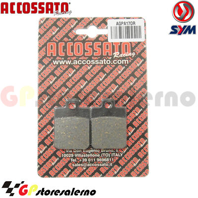AGPA17OR ORGANIC REAR PADS RECESSED SYM 125 JET 14 2017