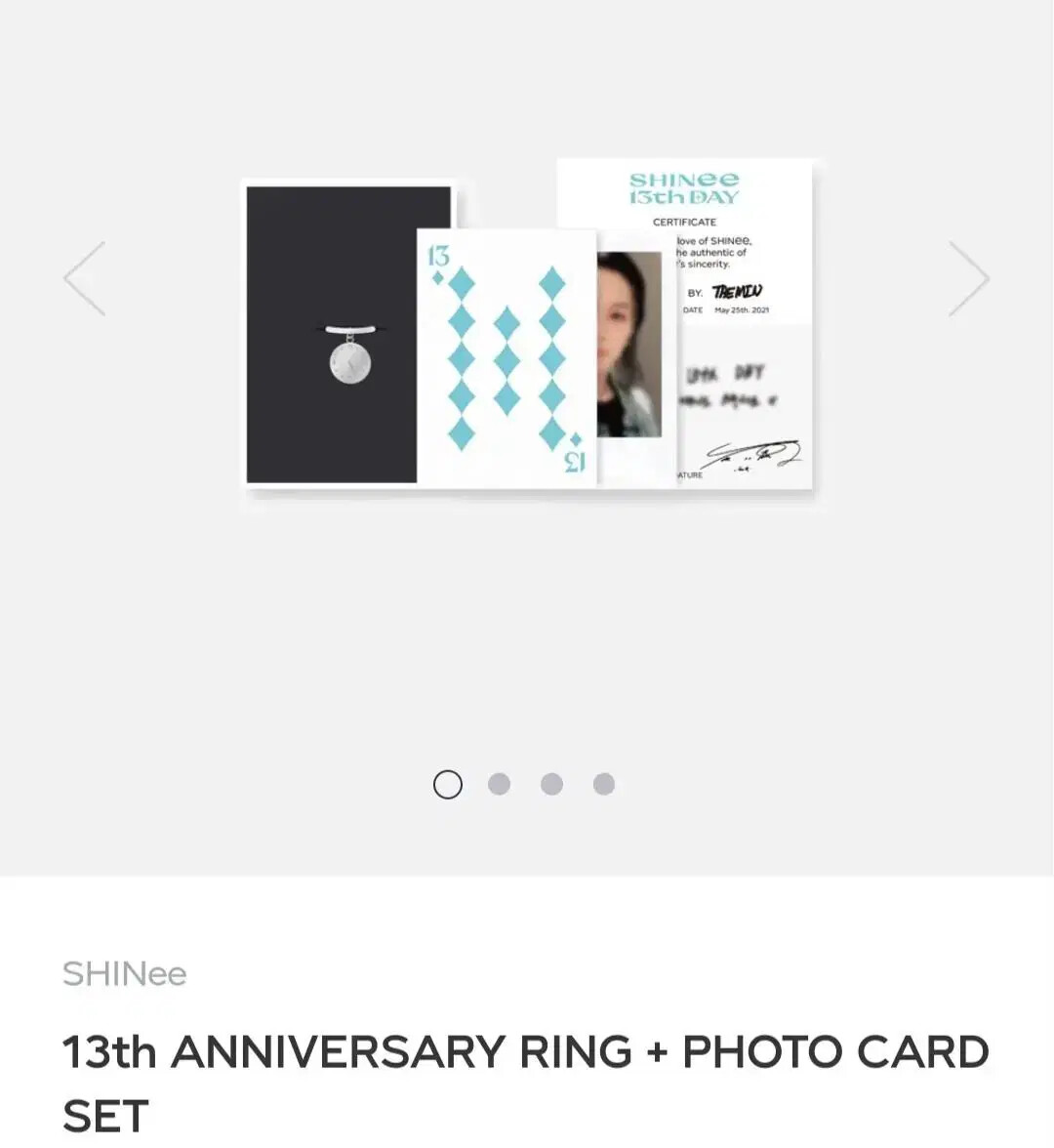 SHINee JEWEL CASE＆13th AnniversaryRing shinee 13th anniversary ring | eBay