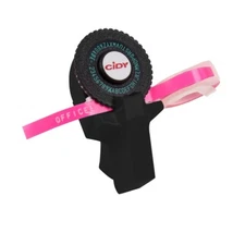 Black Manual Embossing Label Maker Numbers Printer Tape-cutting with Set H4D9--