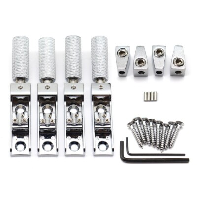 4 String Single String Bass Bridge Headless Individual Bridge and Nut ...