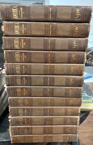 America: Great Crises in Our History Told by Its Makers - Vol I-XIV - VFW Signed