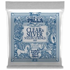 Ernie Ball Ernesto Palla Clear And Silver Nylon Classical Guitar Strings