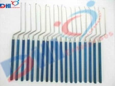 Hardy Pituitary Neuro Curettes Titnuiam Coated Set Of 19Pcs Surgical Instruments