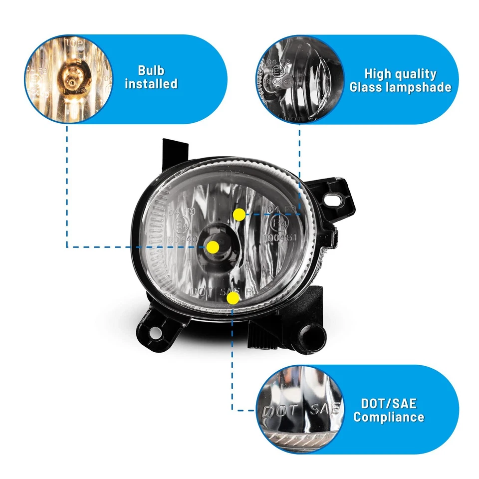 Faros antiniebla para AUDI A5 Quattro 2007-2011/2010-2011 AUDI A5/ 2012-2018 AUDI A6 Foto 4 de 4