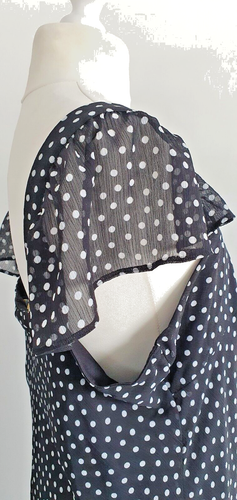Women's, Agenda, Dress, Size UK20, Polka dot, Knee Length, Spots, Plus Size - Picture 4 of 9