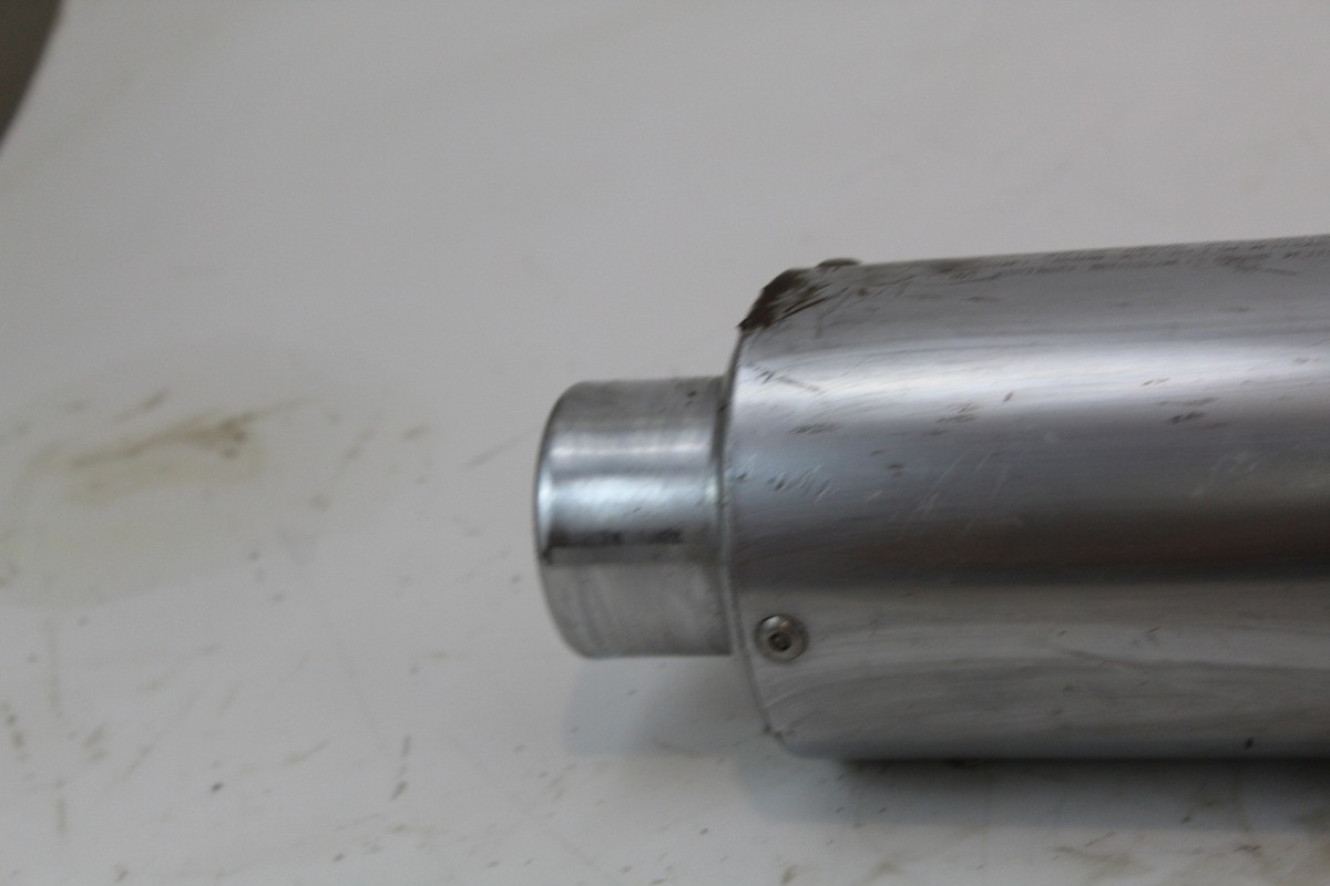 1995 kawasaki ninja zx6 LEFT EXHAUST PIPE MUFFLER SLIP ON CAN