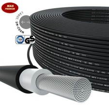 5-200 m solar cable solar cable H1Z2Z2-K 4 mm² black photovoltaic halogen-free