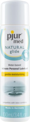 PJUR NATURAL GLIDE  PERSONAL LUBRICANT WATER BASED LUBE GENTLE MOISTURING 3.4 oz