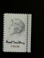 1978 13c Carl Sandburg, Poet Scott 1731 Mint F/VF NH