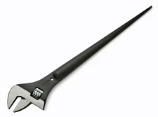 15" Adjustable Wrench, Tapered Spud Handle, Black Finish. Williams # JHW13625A