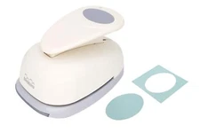 Bira Craft 3 inch Oval Easter Egg Punch Lever Action Craft Punch for Paper Cr...