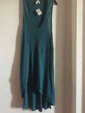 Free People dress sleeveless sz S green