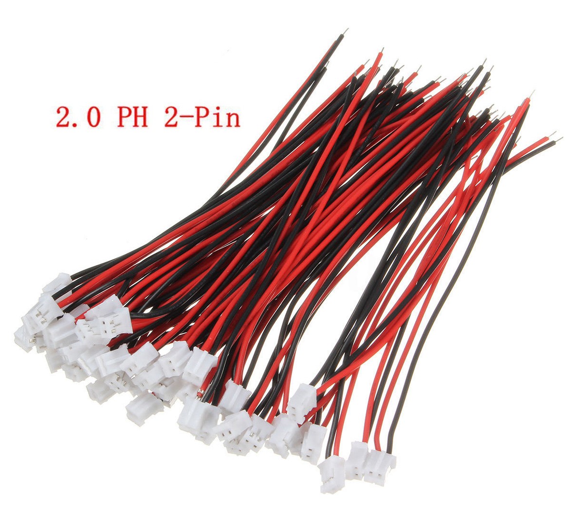 Tank Mini 5 Paia Cavi JST SH 1,25 Mm, 2 Pin, 15 Cm - NUOVI, Per Modellismo E Progetti Elettronici Cavetti JST SH 1.25mm - Foto 13