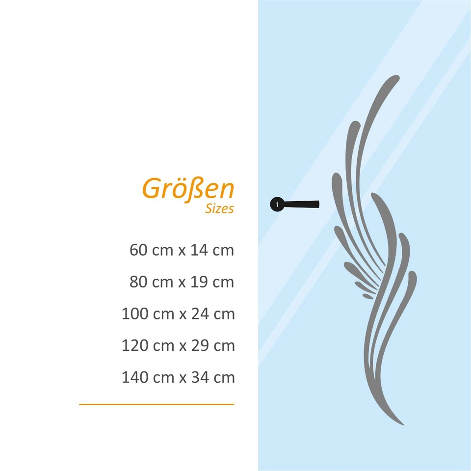 Aufkleber für Glastür Klebefolie Glas selbstklebend Glassticker Milchglasfolie - Bild 3 von 4
