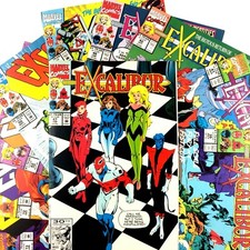 Excalibur 10 Issue Comic Book Lot Marvel 39 41 42 46 47 49 50 62 72 73