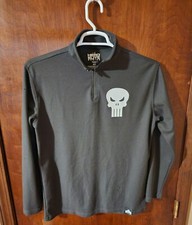 Marvel Comics Hero Elite Series Men's Activewear Punisher Performance Top Shirt 