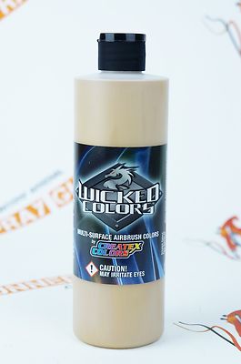 Createx Wicked Colors W350 Gold 16oz. water-based universal airbrush paint