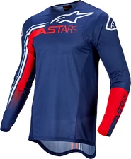 Alpinestars Supertech Blaze Jersey Dark Blue/bright Red/white Xl 3760422-7322-XL